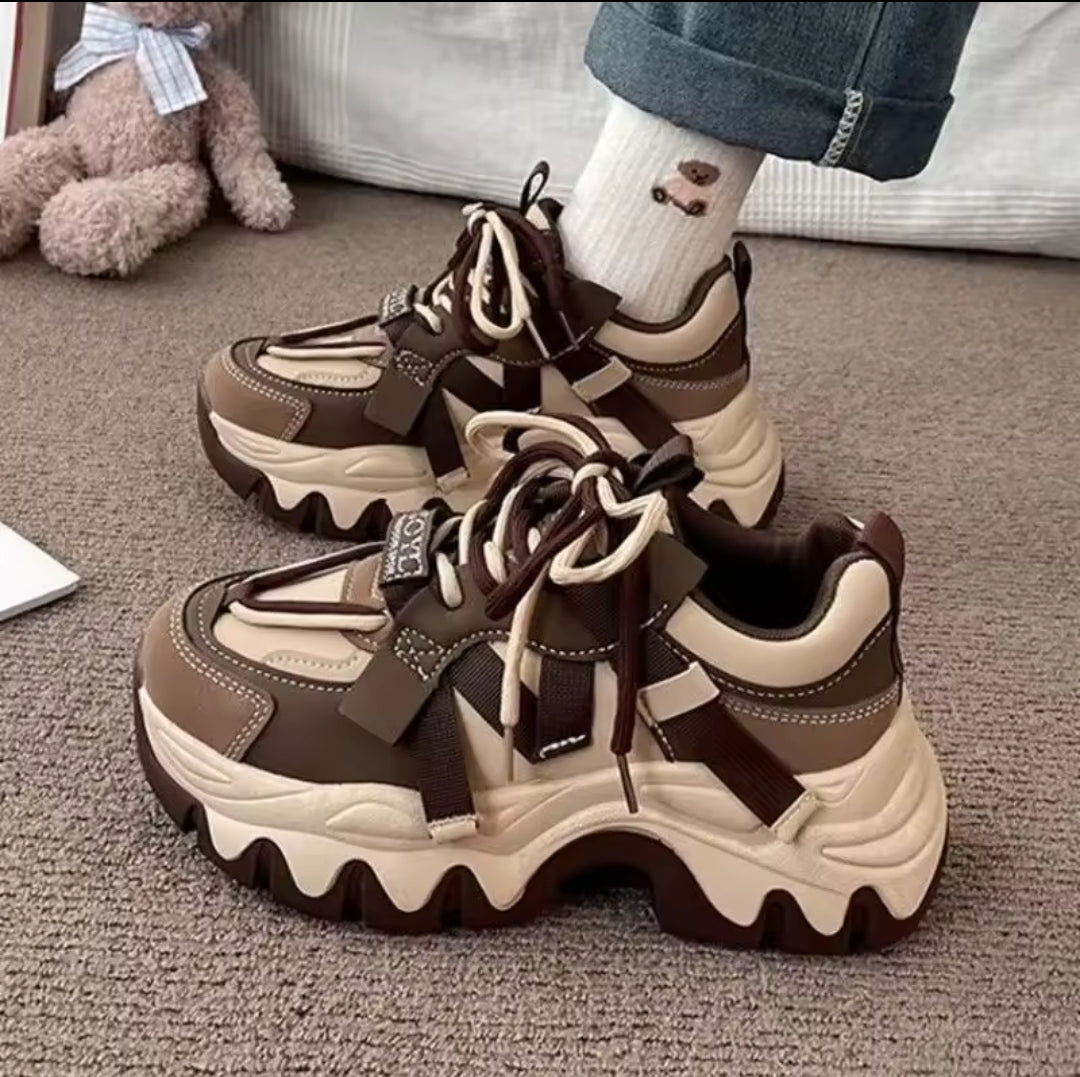 Andrea Zapatillas deportivas con plataforma para mujer NUOZW