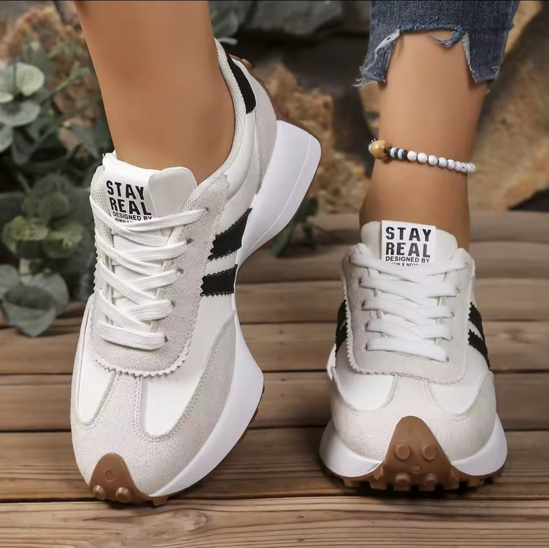 Sara Zapatillas casual elegantes con plataforma BCEBYL para mujer