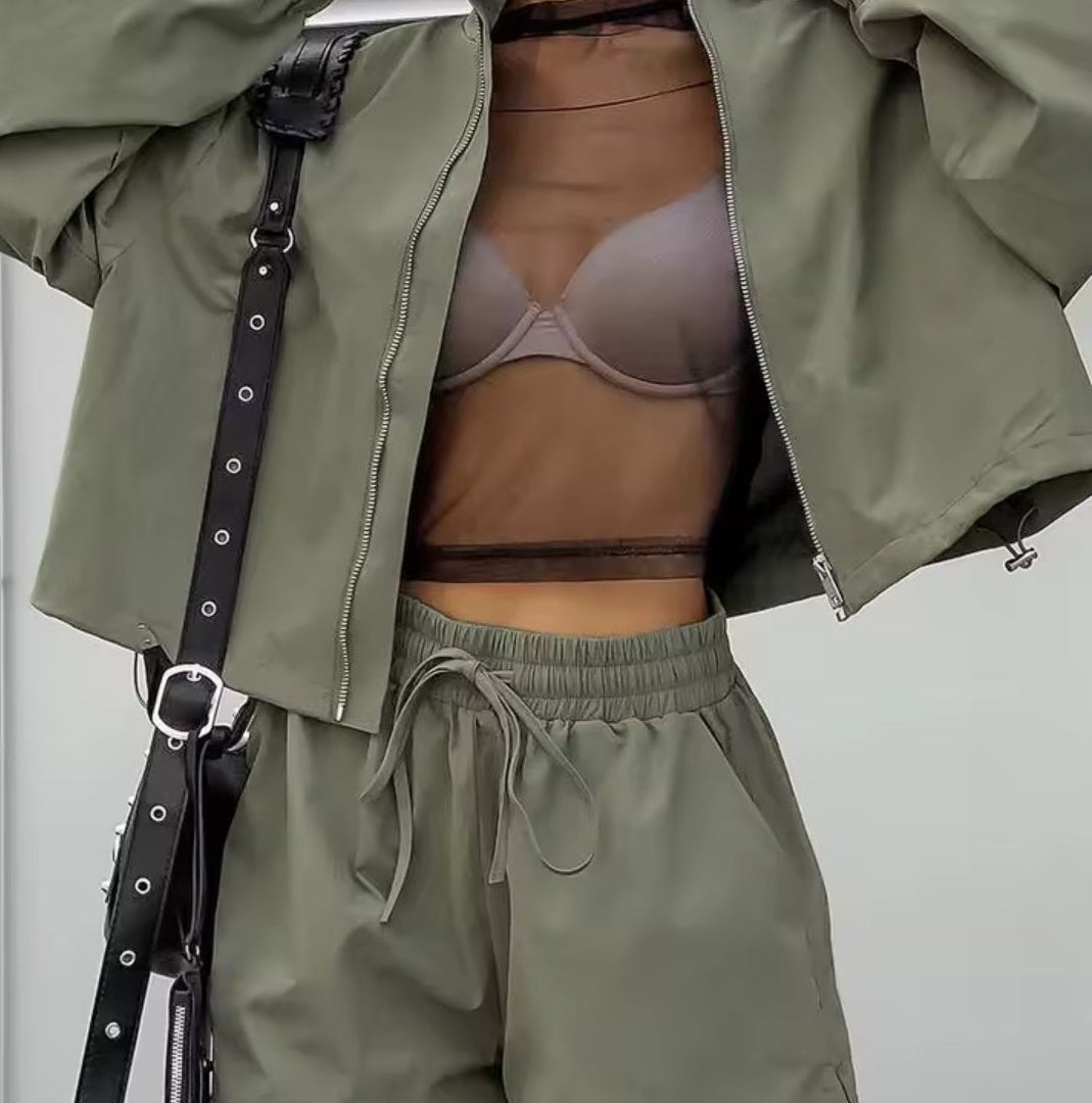Carla  Conjunto deportivo informal de dos piezas para mujer – Primavera