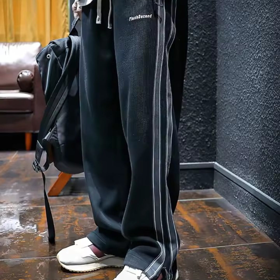 Daniel  Pantalones de chándal rectos para hombre – Estilo retro y máxima comodidad