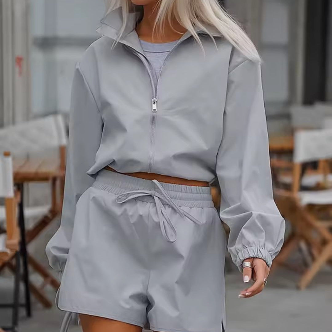 Carla  Conjunto deportivo informal de dos piezas para mujer – Primavera