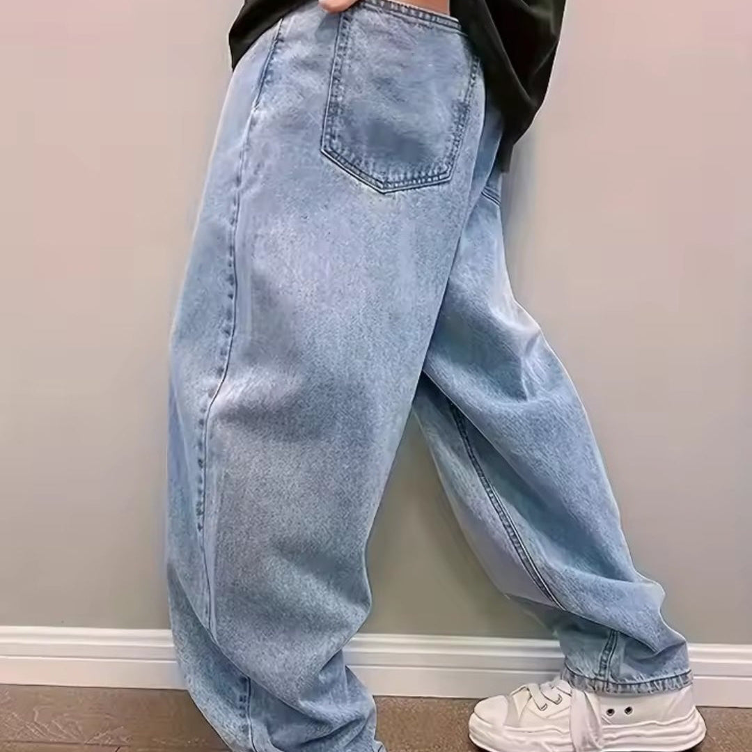 Juan Jeans Oversize Y2K para Hombre – Pierna Ancha &amp; Estilo Streetwear