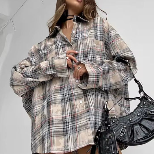 Estefania Camisas de cuadros para mujer