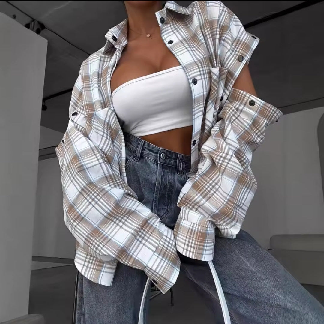 GEMA  Camisa a Cuadros High Street Mujer
